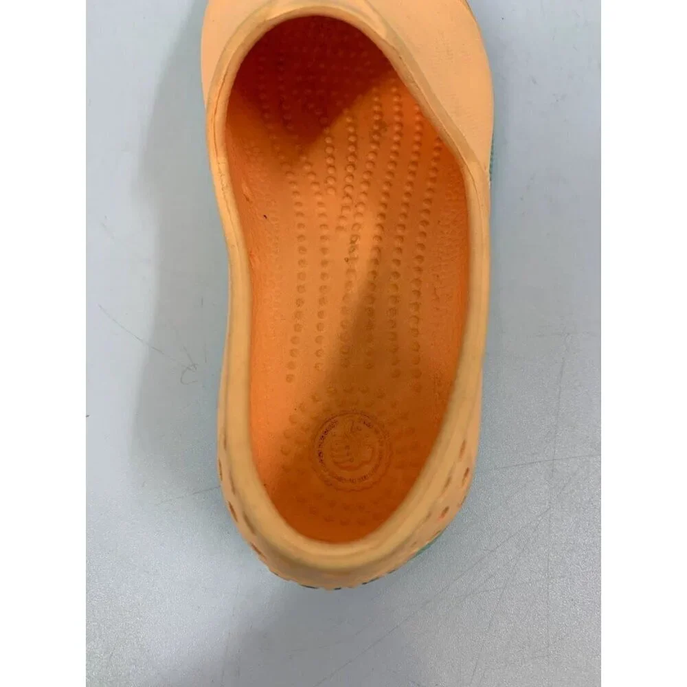 Native Girl's The Verona Slip On Flat Loafer Sage Green Neon Yellow Size‎ 9